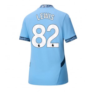 Manchester City Rico Lewis #82 Hemmatröja Kvinnor 2024-25 Kortärmad